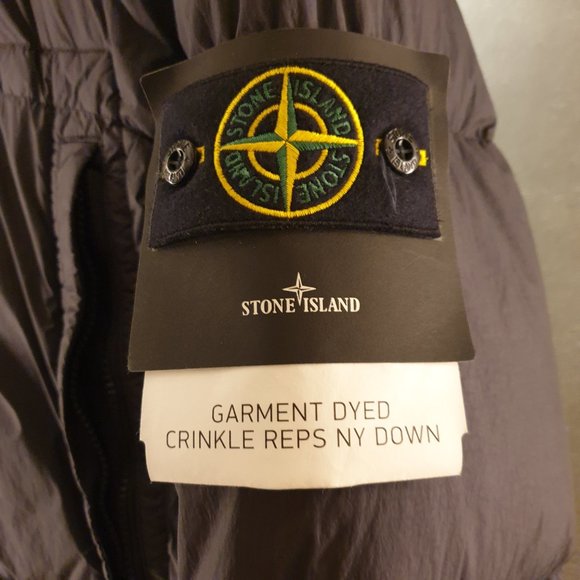 Stone Island Crinkle Reps Down Jacket ‘Black’ - Picture 10 of 11